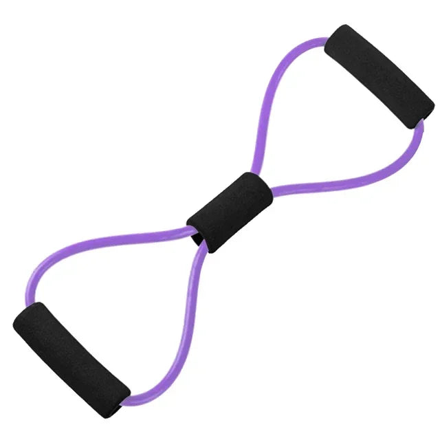 TPE 8-Vormige Fitness Yoga Weerstandsband - Elastische Rubber Bands Fitness Apparatuur Expander voor Workout Gym Oefening Training