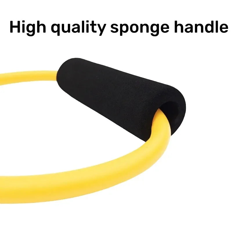 TPE 8-Vormige Fitness Yoga Weerstandsband - Elastische Rubber Bands Fitness Apparatuur Expander voor Workout Gym Oefening Training